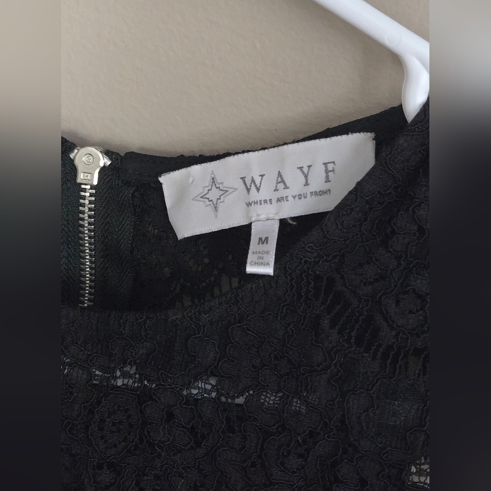 Revolve Where Are You From Wayf Lace Overlay Roma… - image 5